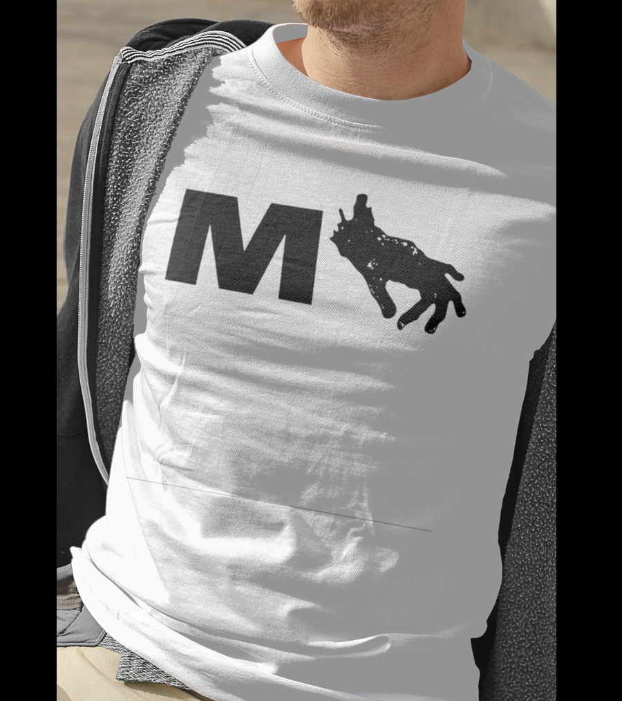 Monkeypaw Productions M With Hand Silhouette Jordan Peele T-Shirt