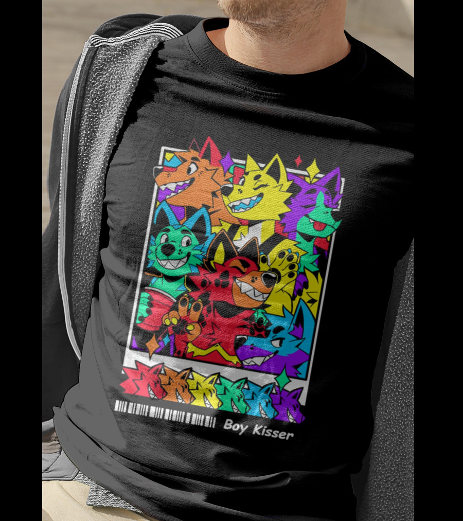 New Leaked Colorful Boy Kisser Fox Pack T-Shirt