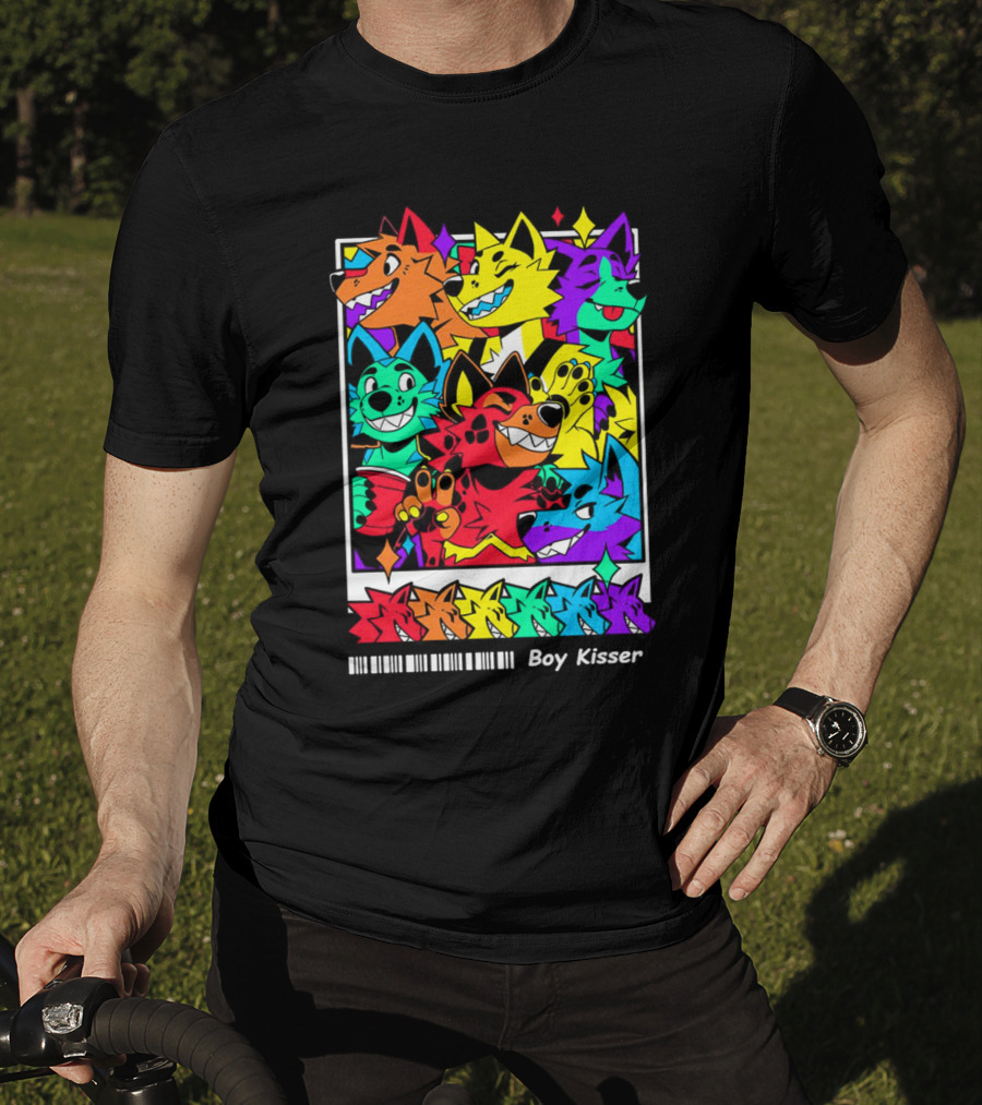 New Leaked Colorful Boy Kisser Fox Pack T-Shirt