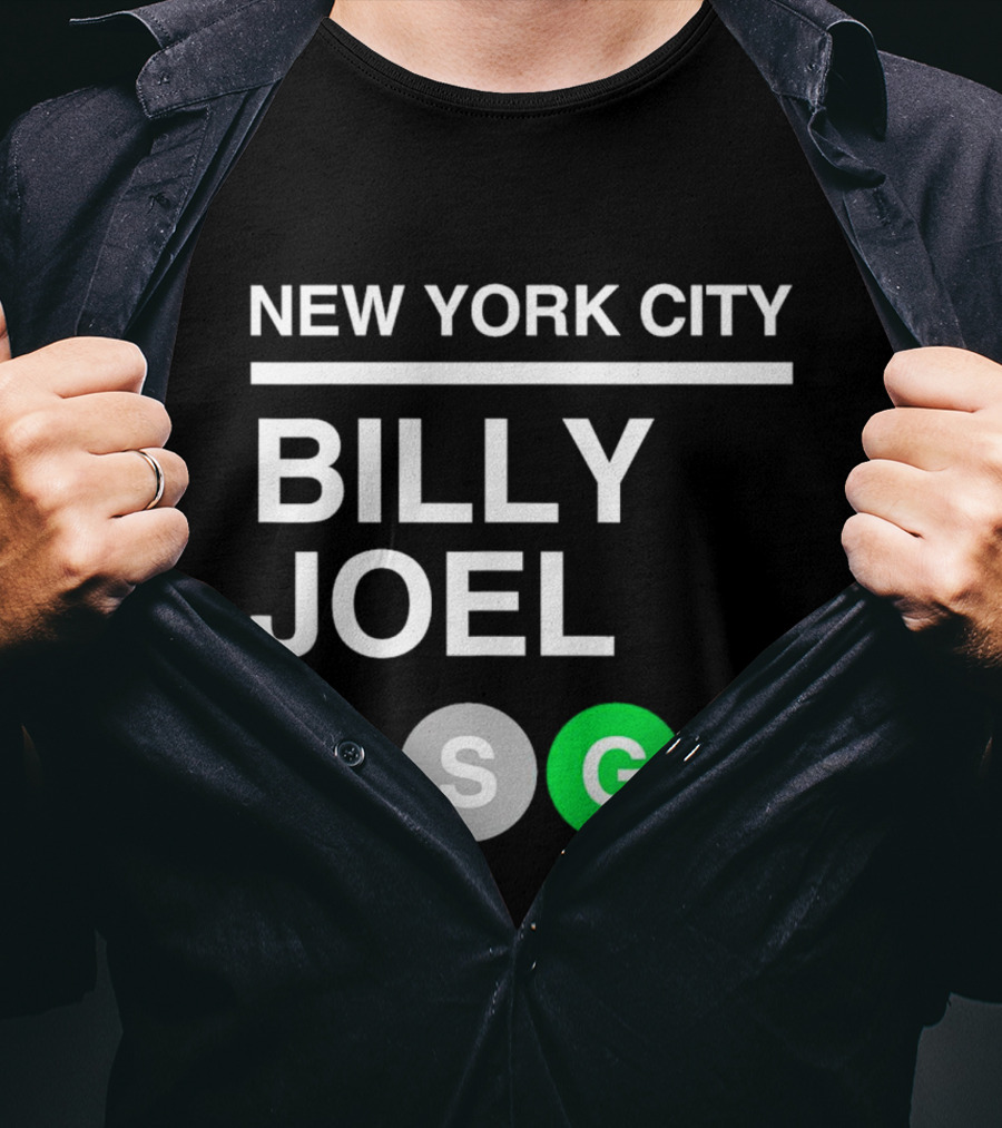 NEW YORK CITY BILLY JOEL MSG Subway T-Shirt