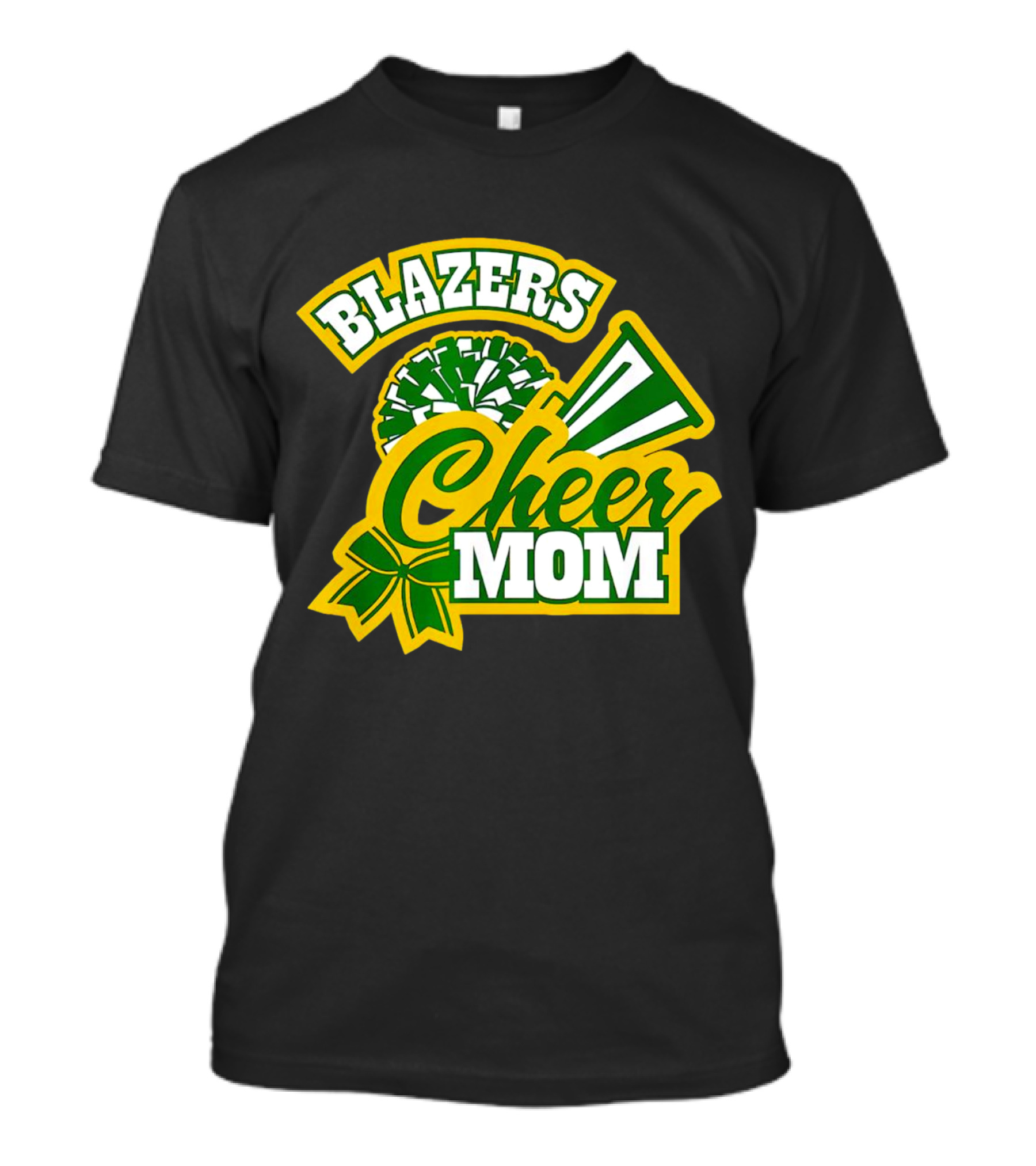 Blazers Cheer Mom Pom Pom And Megaphone Enthusiast T-Shirt