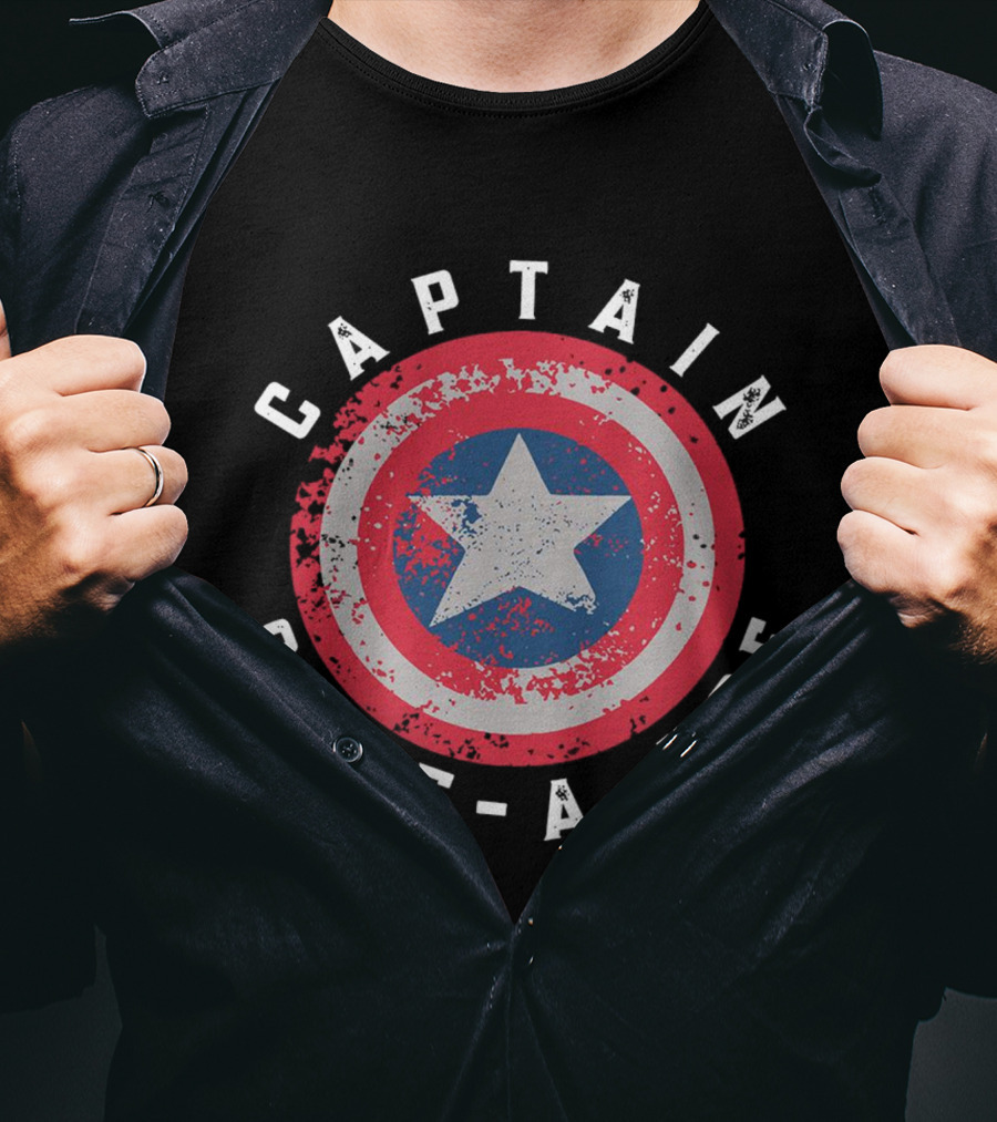 Captain Save A Hoe Shield Star Emblem T-Shirt