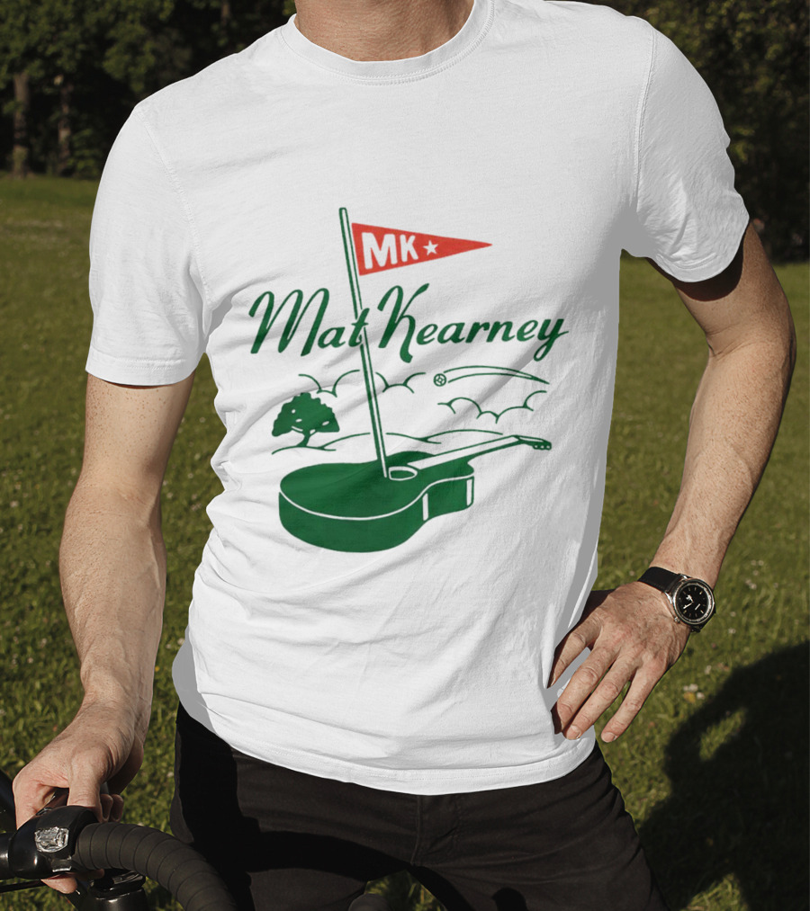 Mat Kearney MK Golf Guitar Flag T-Shirt