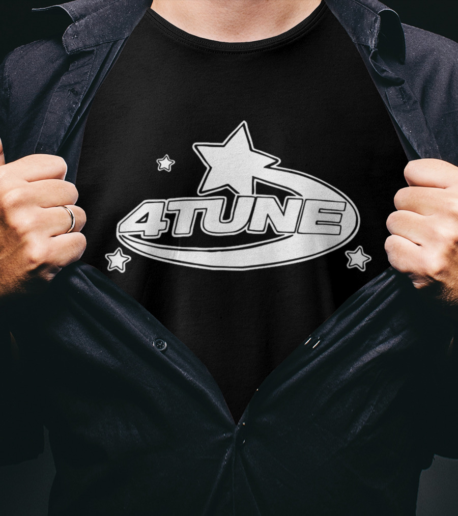 Pray For 4Tune Star Swirl T-Shirt