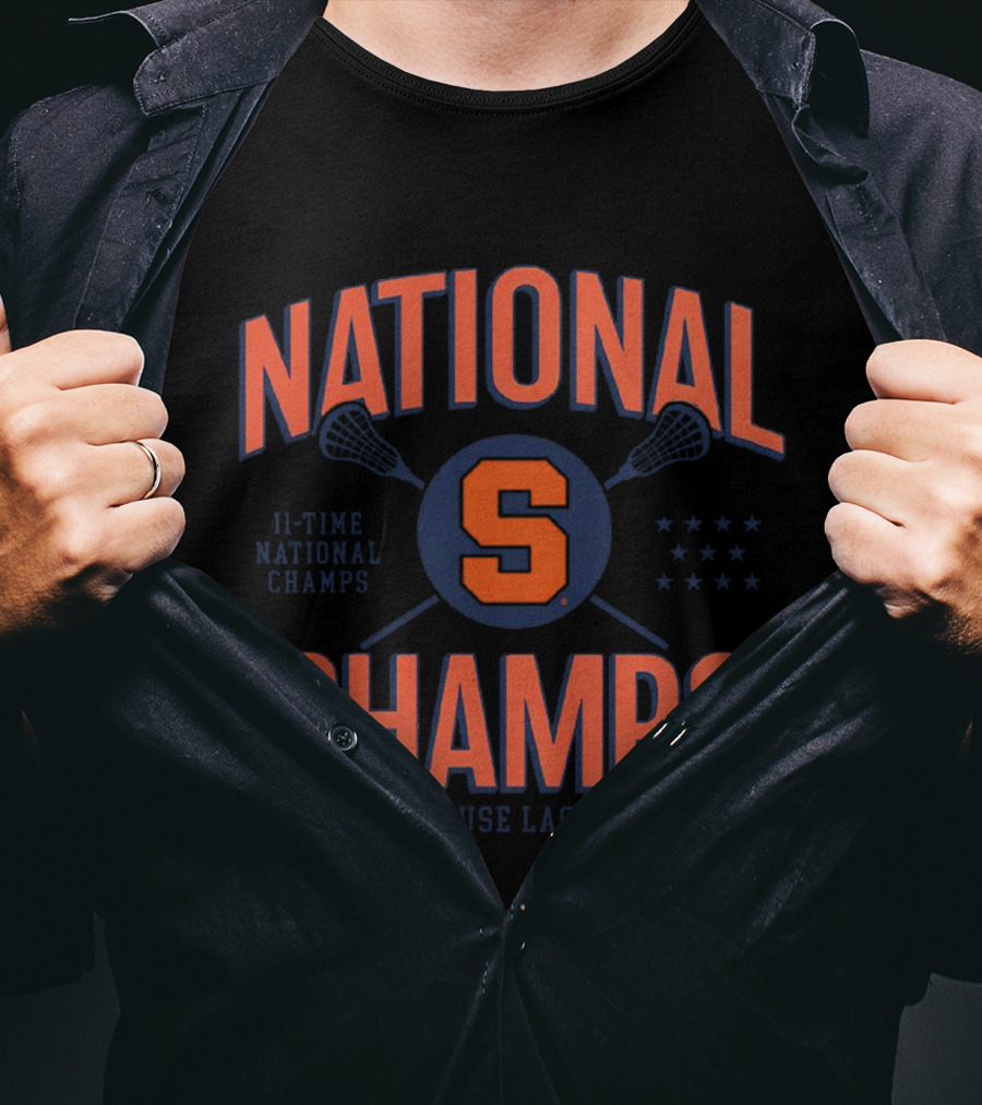 National Champs 11-Time National Champs Syracuse Lacrosse T-Shirt