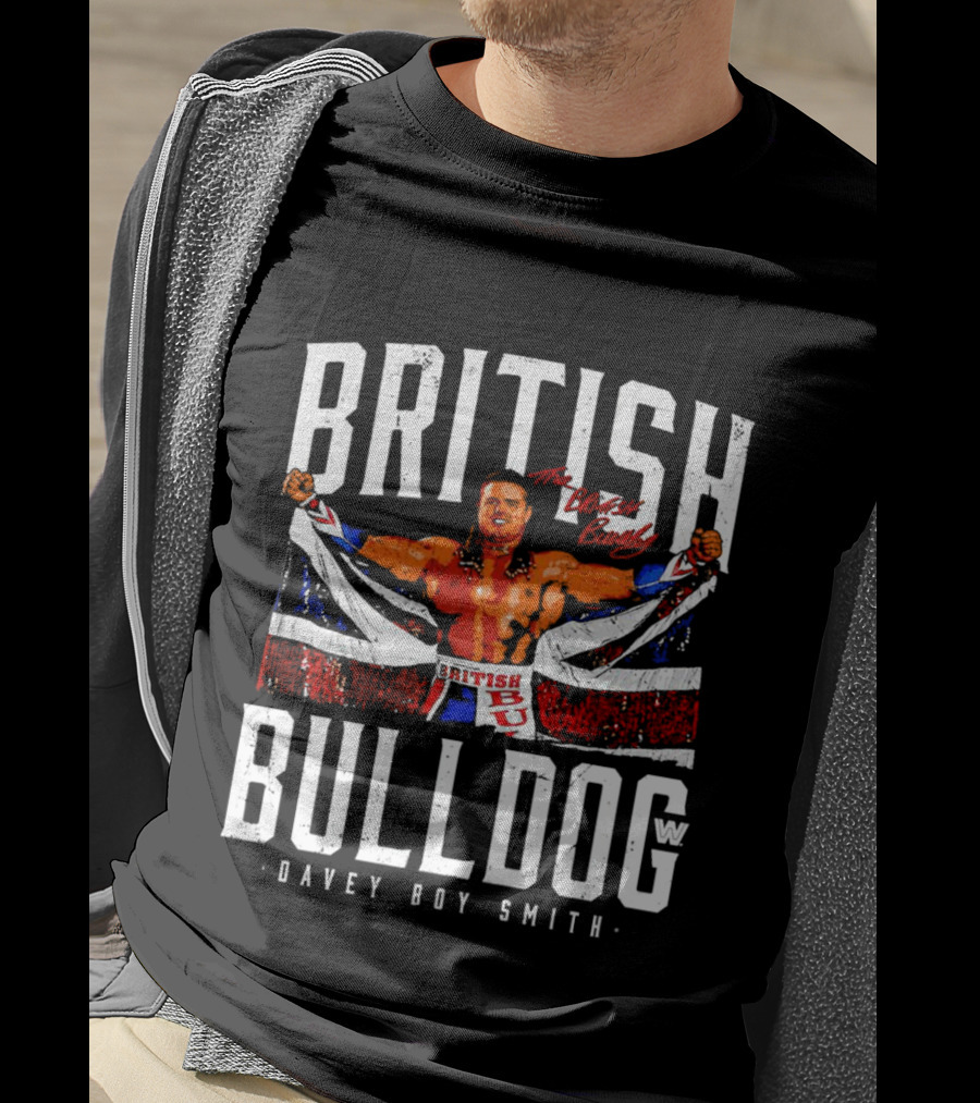 British Bulldog The British Beauty Davey Boy Smith WWE T-Shirt