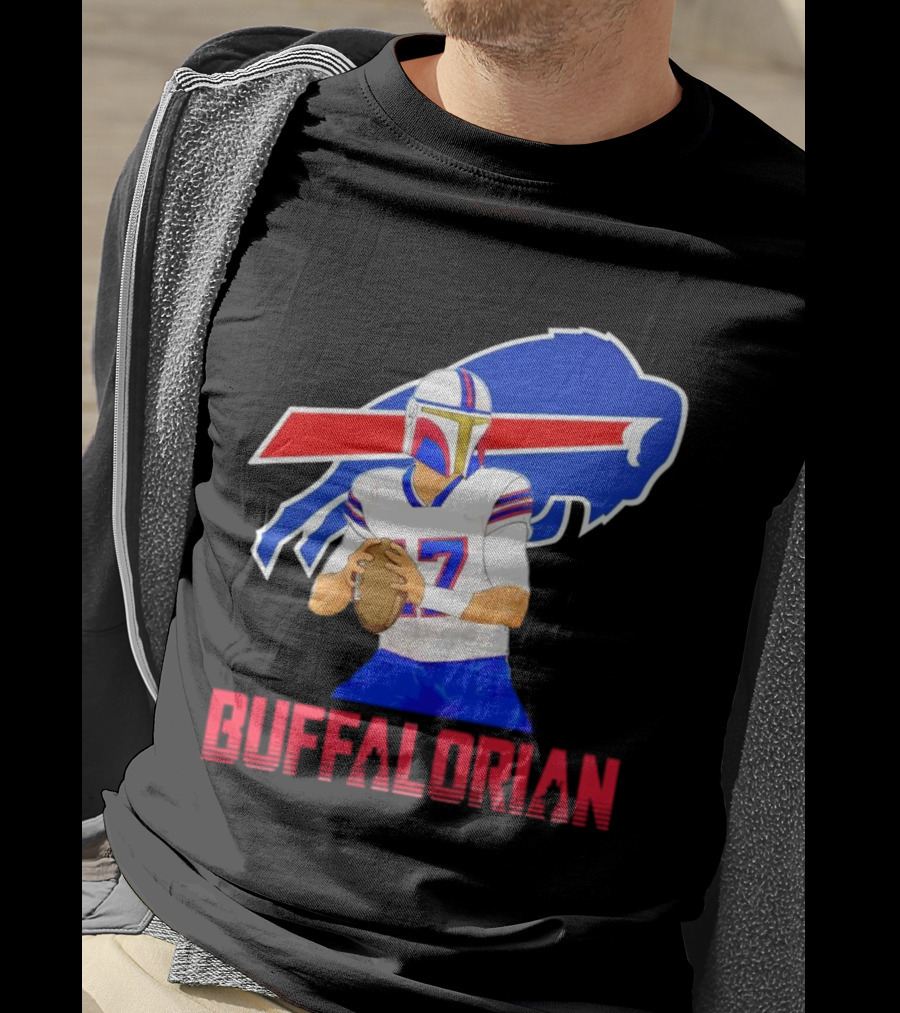 Bufflaorian Buffalo Bills Football Player With Buffalo T-Shirt