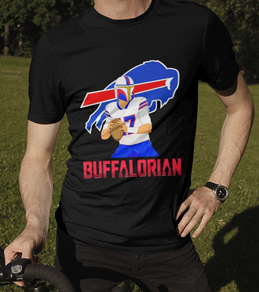 Bufflaorian Buffalo Bills Football Player With Buffalo T-Shirt