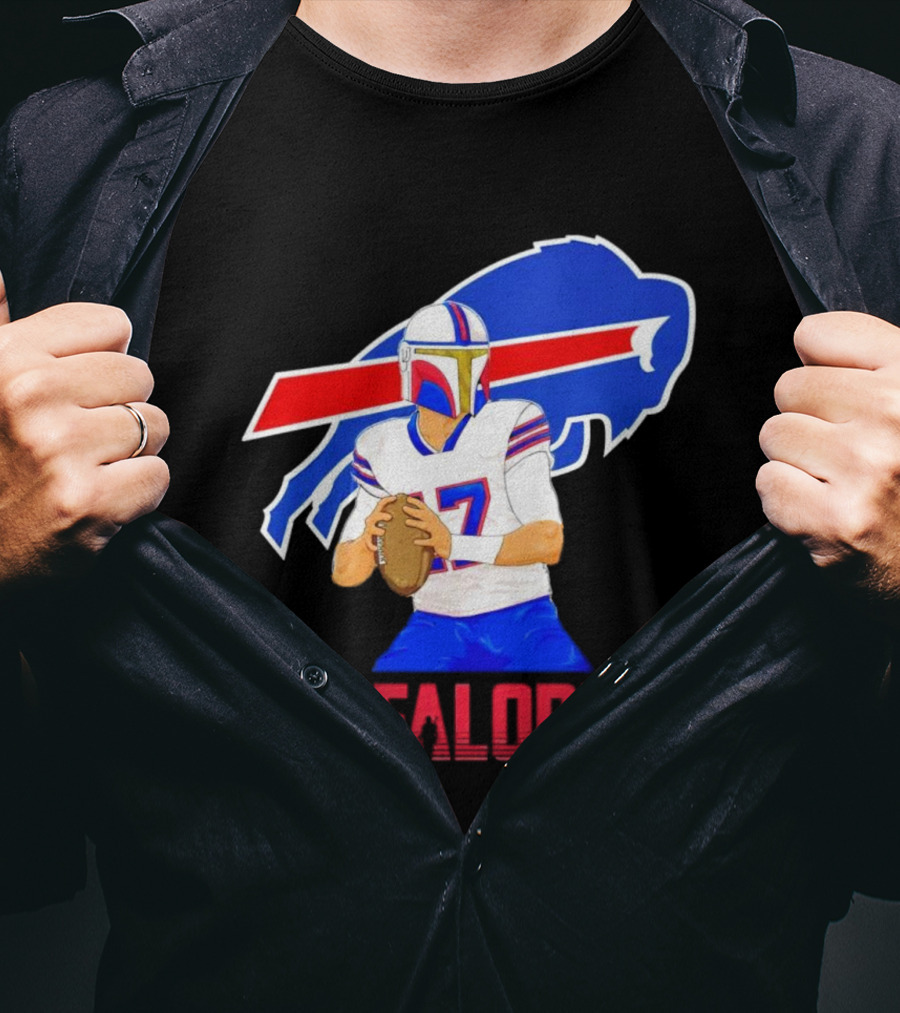 Bufflaorian Buffalo Bills Football Player With Buffalo T-Shirt