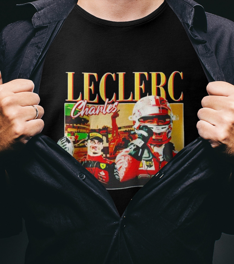 Leclerc Charles Racing Victory Celebration Legends T-Shirt