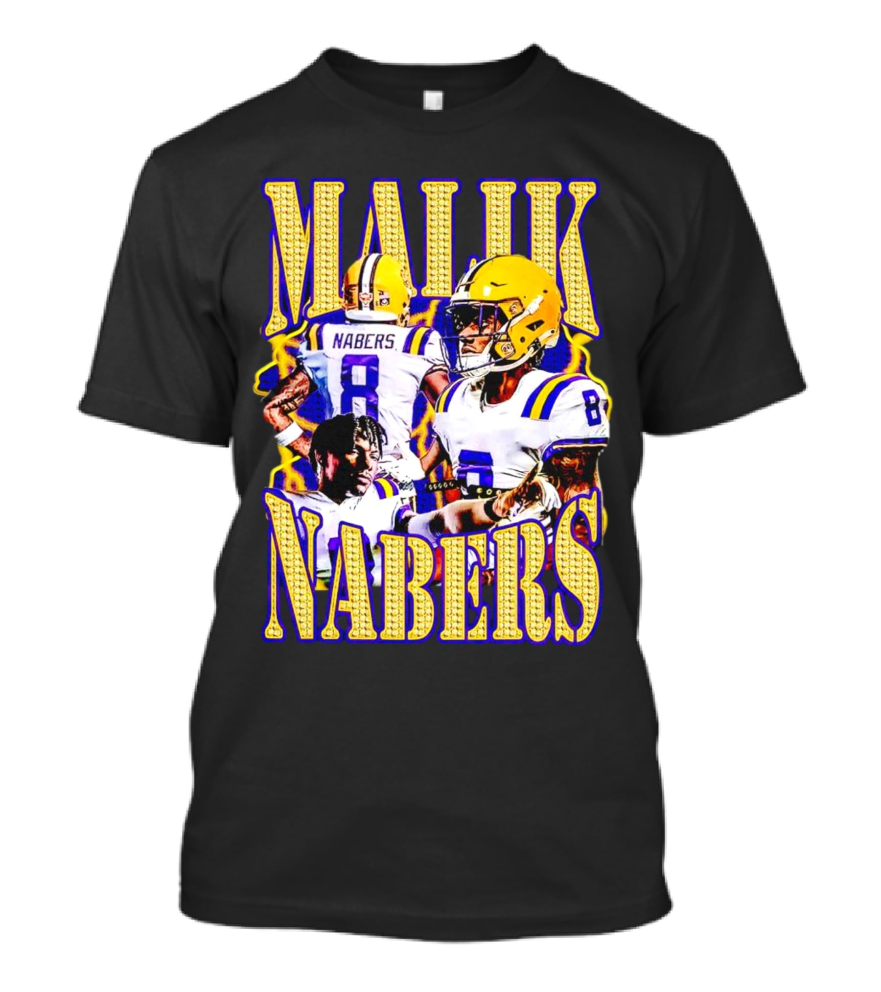 Malik Nabers LSU Tigers Football T-Shirt