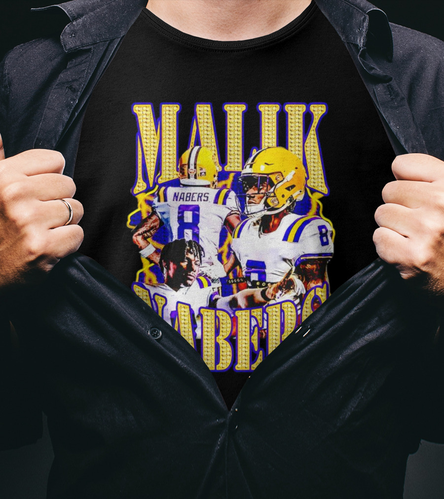 Malik Nabers LSU Tigers Football T-Shirt