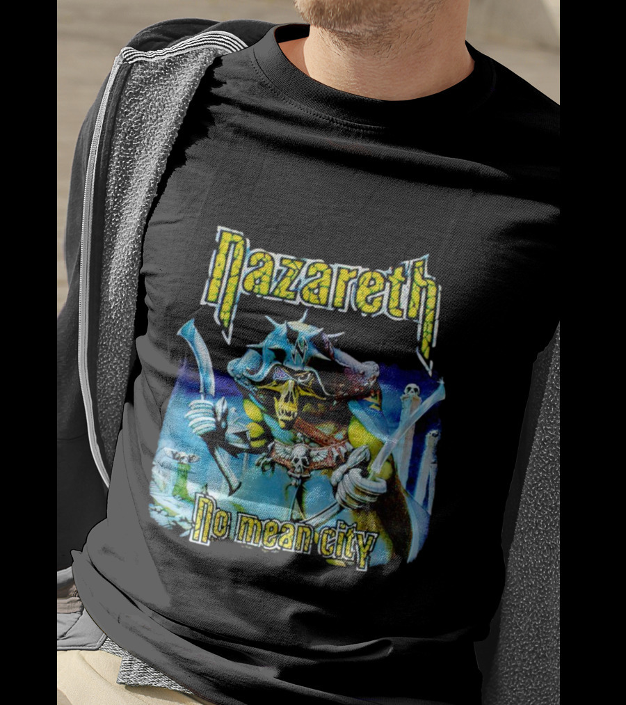 Nazareth No Mean City Skeleton Warrior T-Shirt