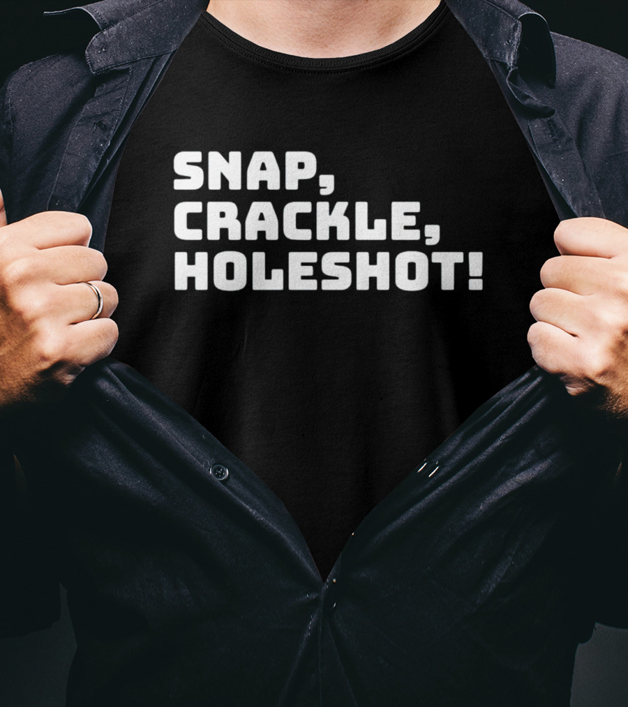 Snap Crackle Holeshot Vintage Racing Motocross Enthusiast T-Shirt