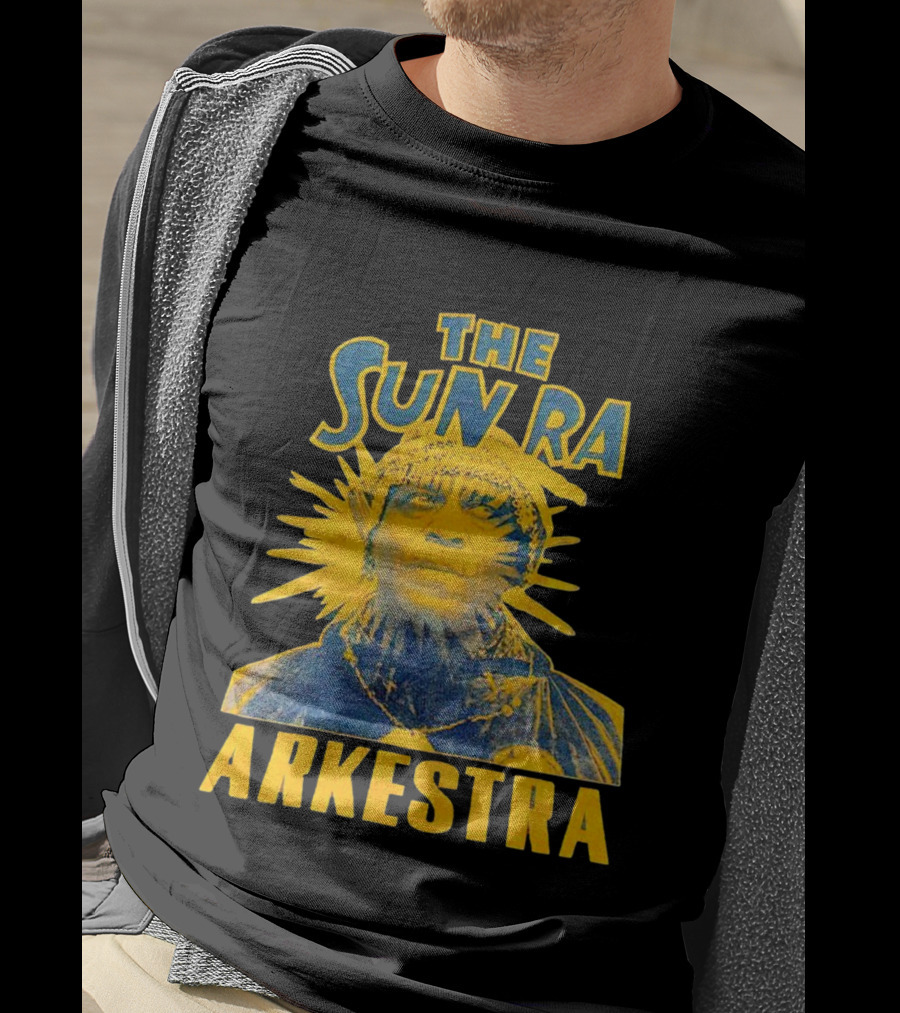 The Sun Ra Arkestra Cosmic Jazz Icon Yellow T-Shirt