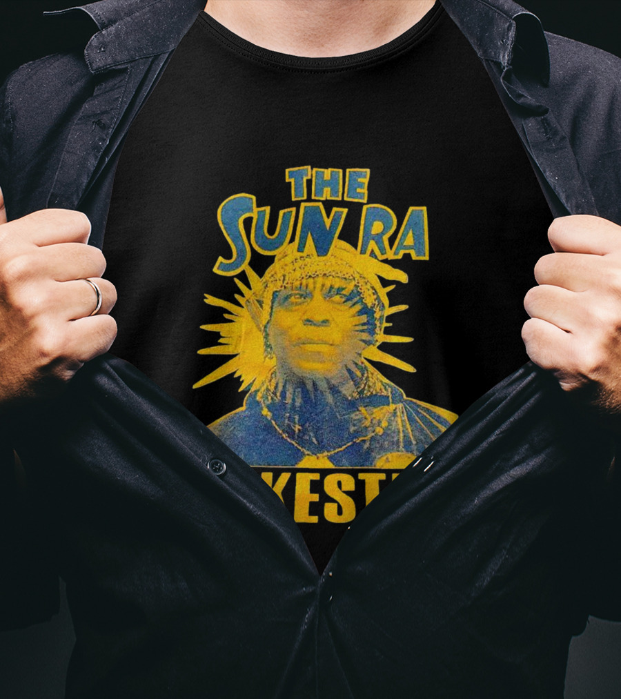 The Sun Ra Arkestra Cosmic Jazz Icon Yellow T-Shirt