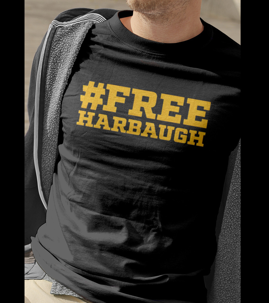 Free Harbaugh Sports Team Support T-Shirt