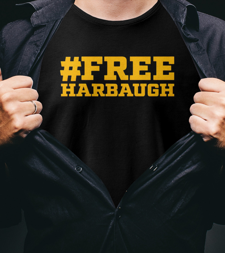 Free Harbaugh Sports Team Support T-Shirt