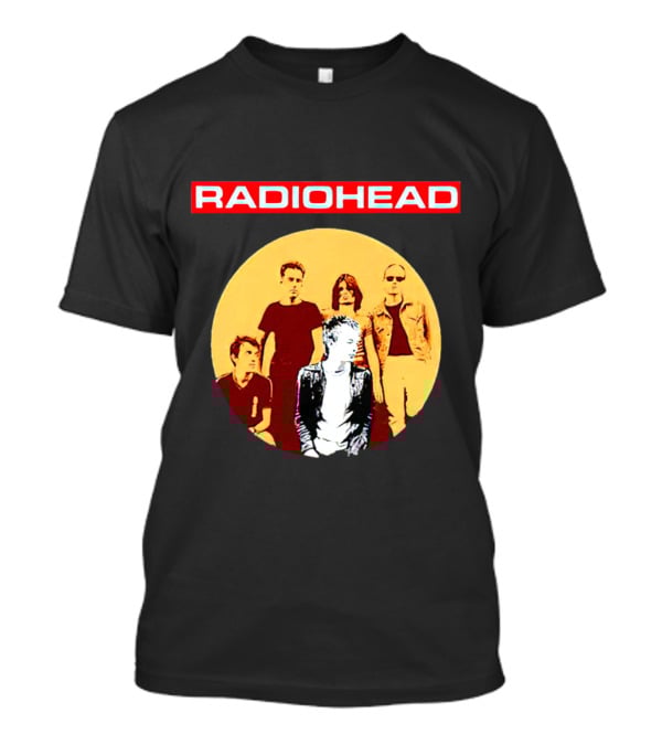 RADIOHEAD Band Members Vintage Circle T-Shirt