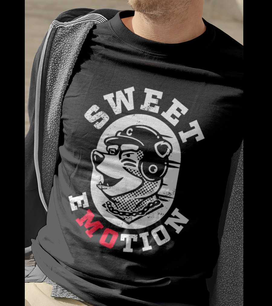 SWEET EMOTION Bear With Helmet And Glasses T-Shirt