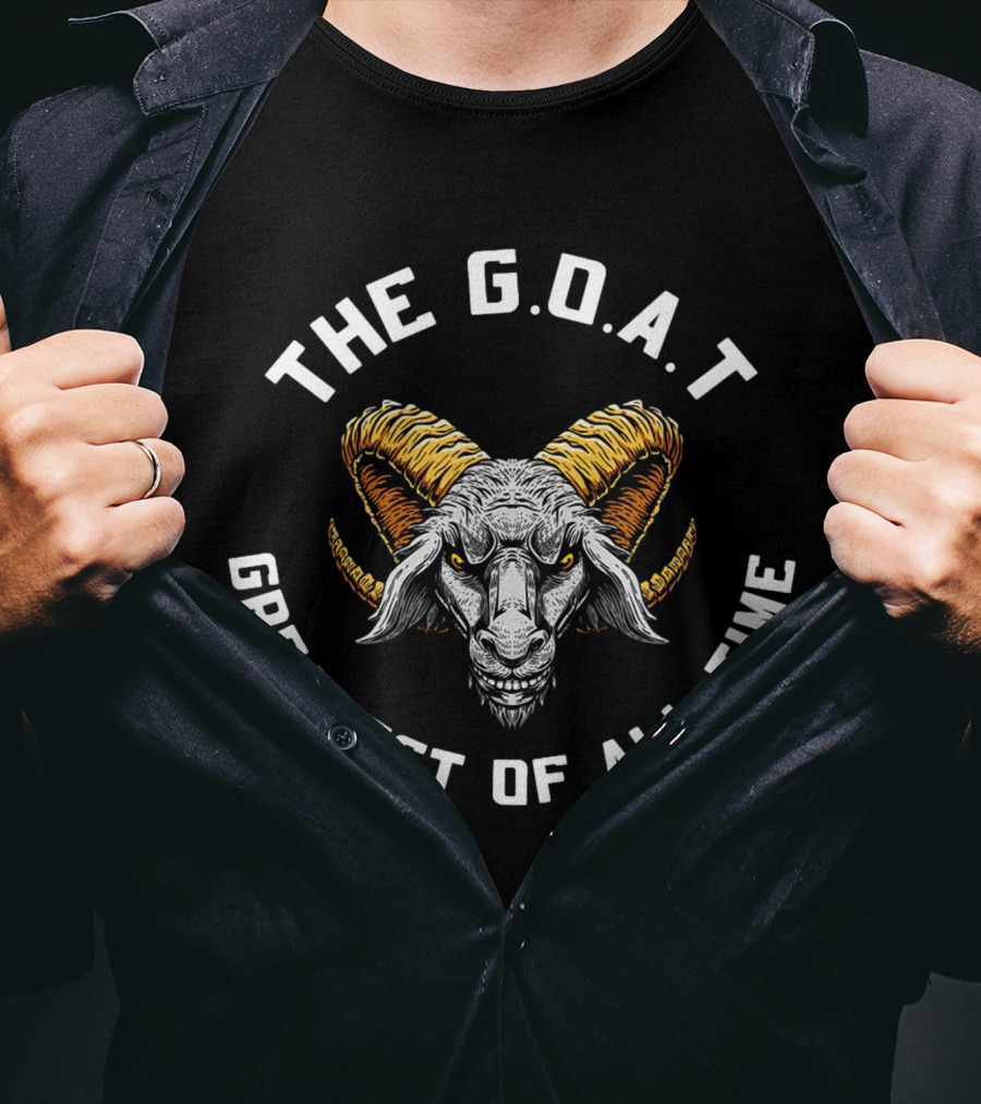 THE G.O.A.T GREATEST OF ALL TIME Iconic Goat T-Shirt