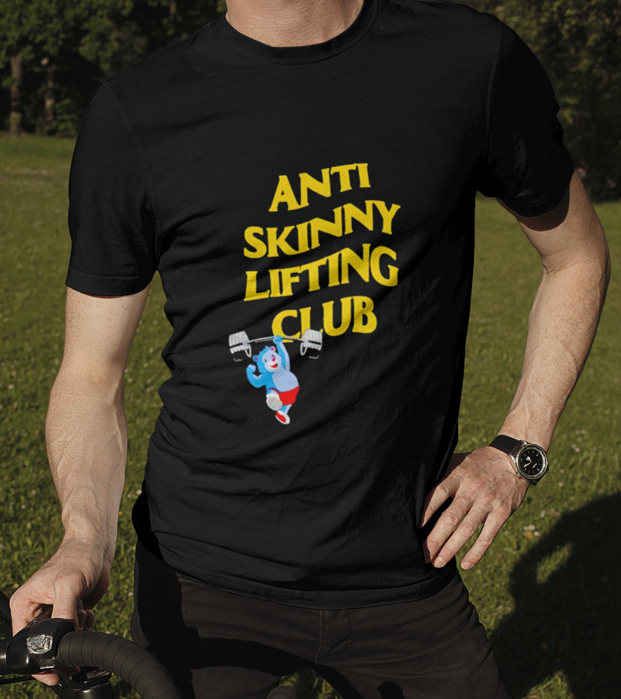 Anti-Skinny Lifting Club Bear Weightlifting T-Shirt