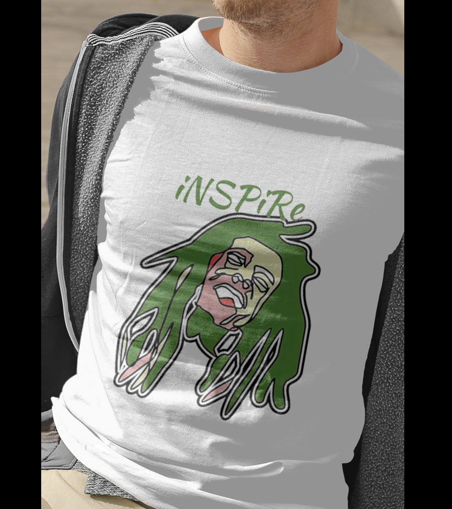 Bob Marley Inspire INSPiRe Green Hair T-Shirt