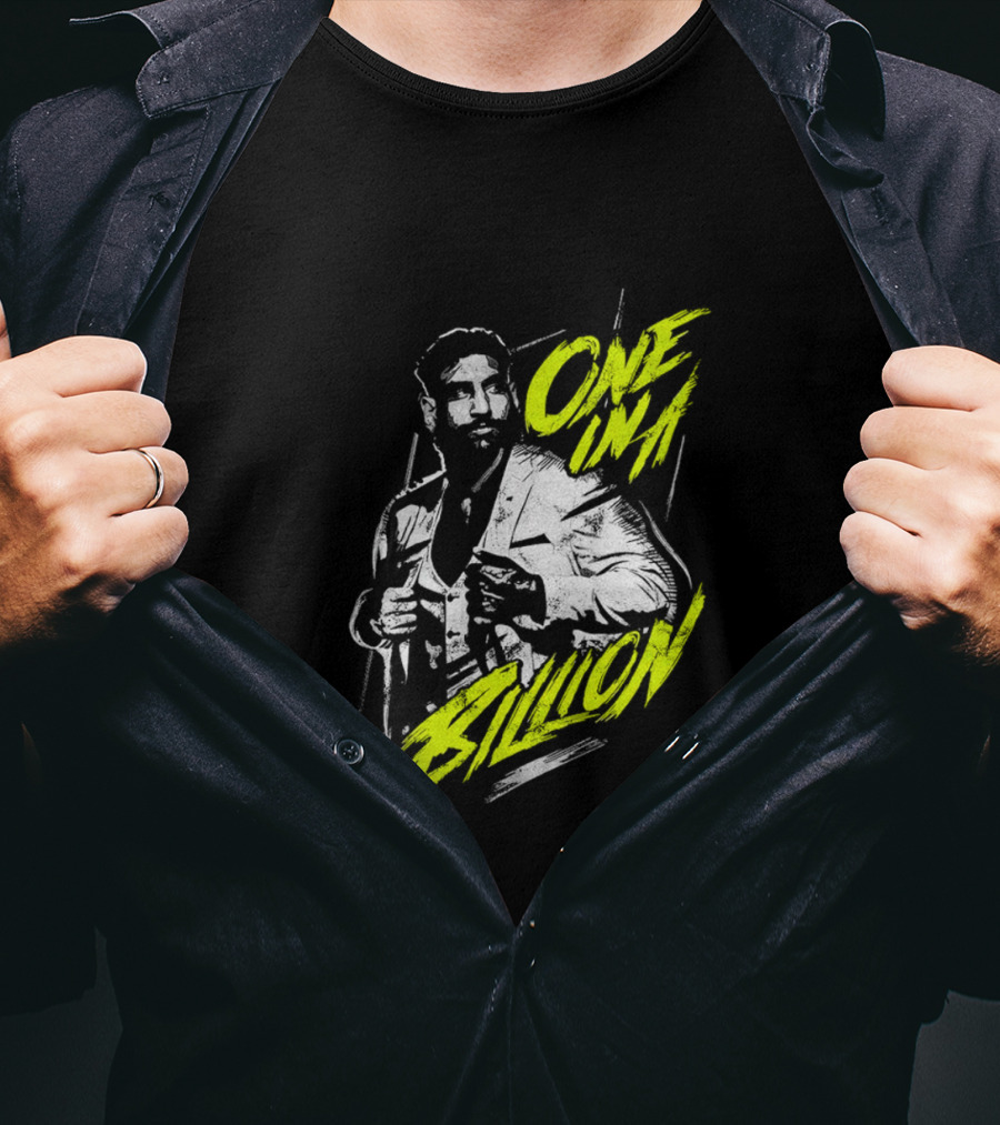 One In A Billion Satnam Singh Stylin’ Retro Vibe With Bold Neon Text T-Shirt