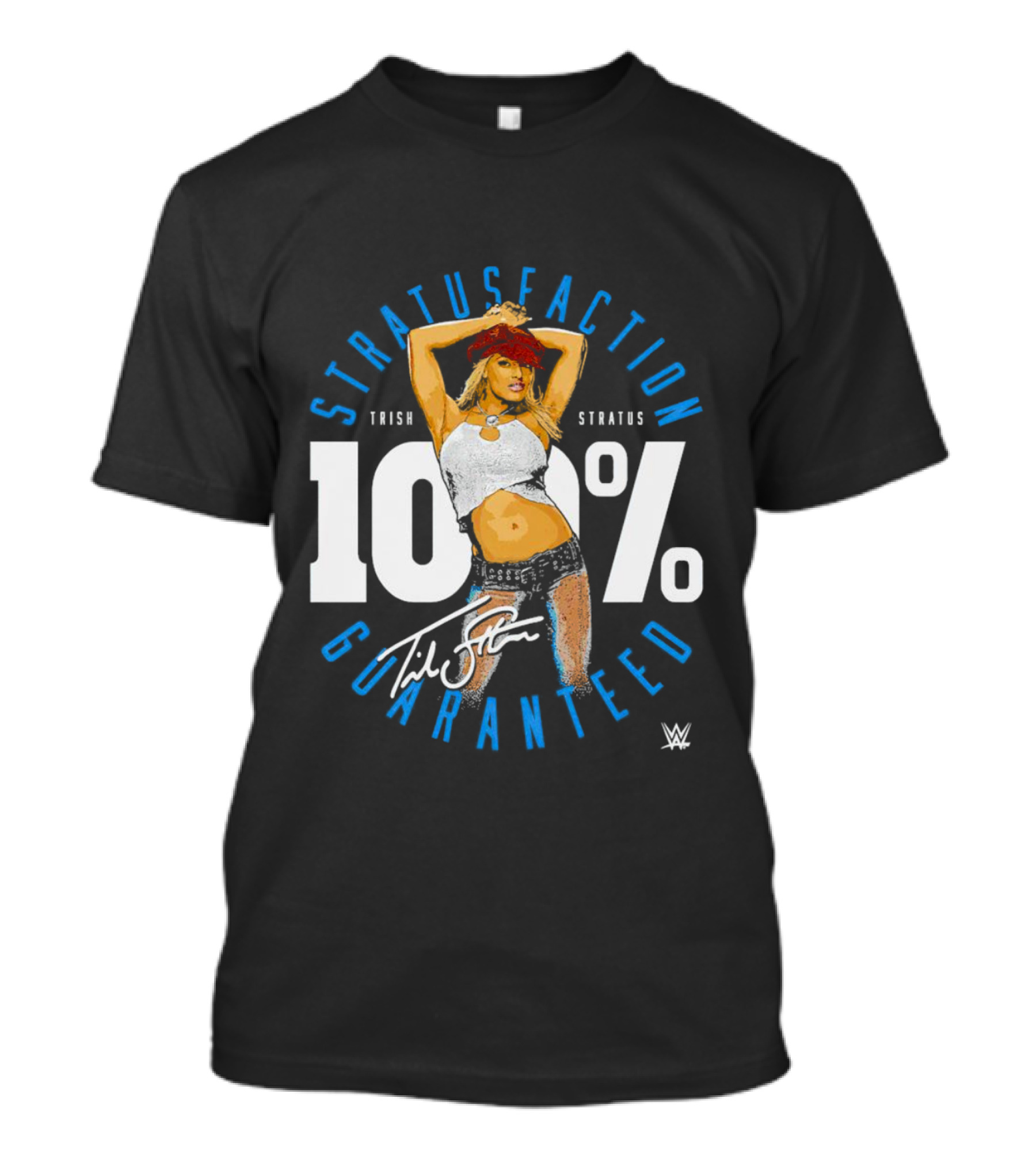 Trish Stratus 100 Percent Stratusfaction Guaranteed WWE Signature T-Shirt