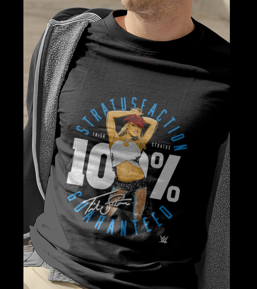 Trish Stratus 100 Percent Stratusfaction Guaranteed WWE Signature T-Shirt