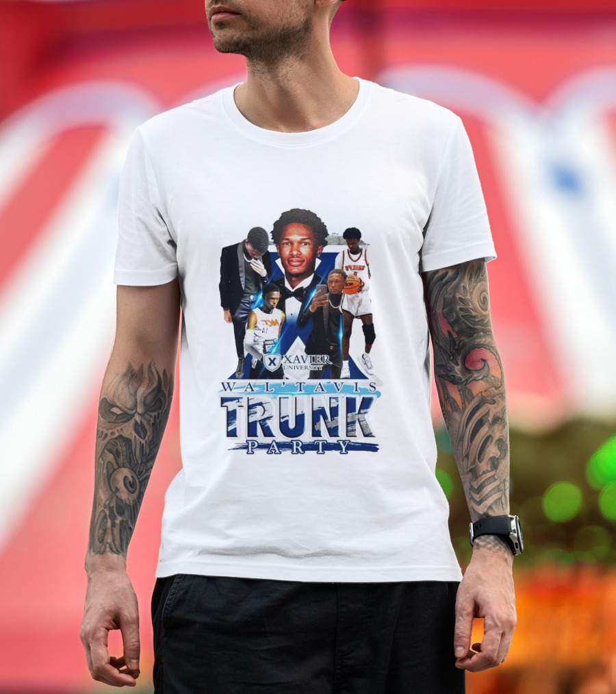 Xavier University Wal’ Tavis Trunk Party Basketball T-Shirt