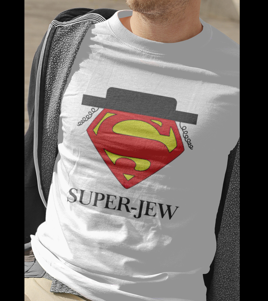 Superman Super-Jew Emblem T-Shirt