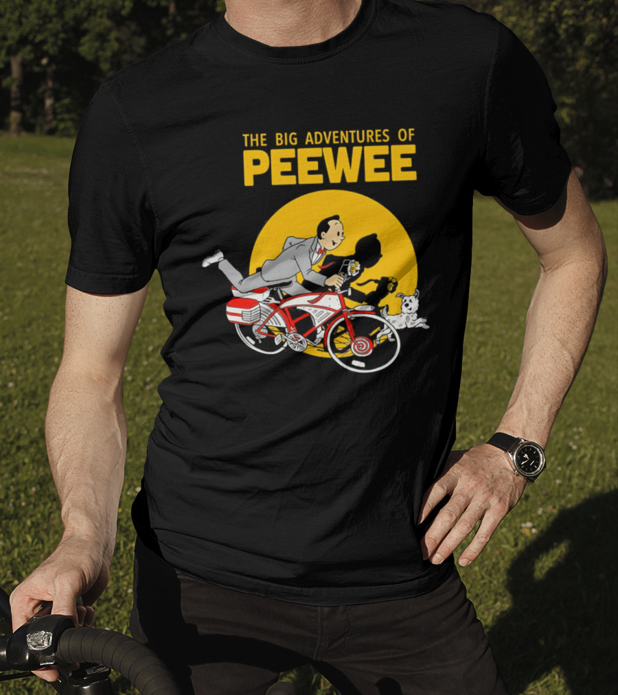 The Big Adventures Of Peewee Bicycle Run With Flower And Dog T-Shirt