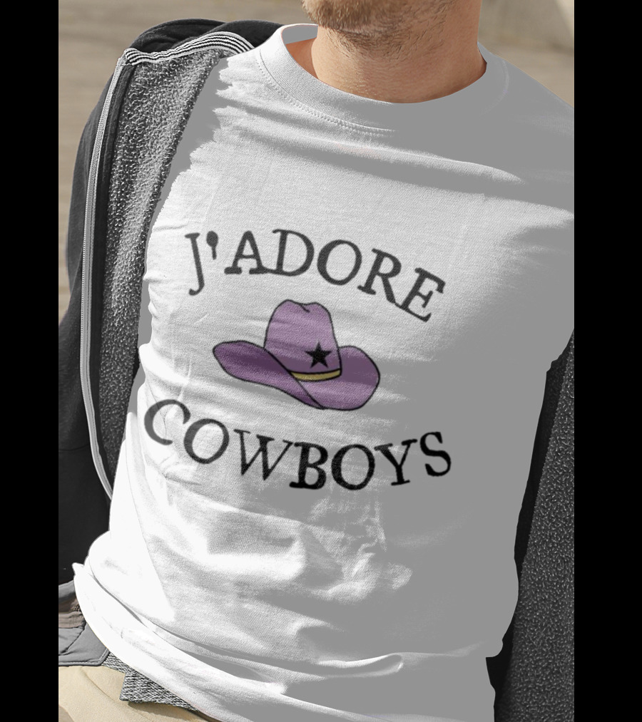 J’adore Cowboys Purple Hat With Star T-Shirt