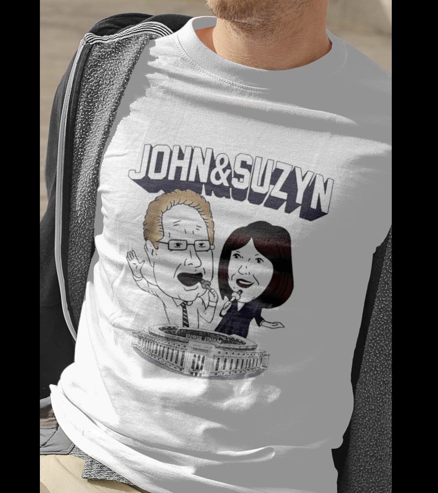 New York Yankees John And Suzyn Commentary At Yankee Stadium T-Shirt