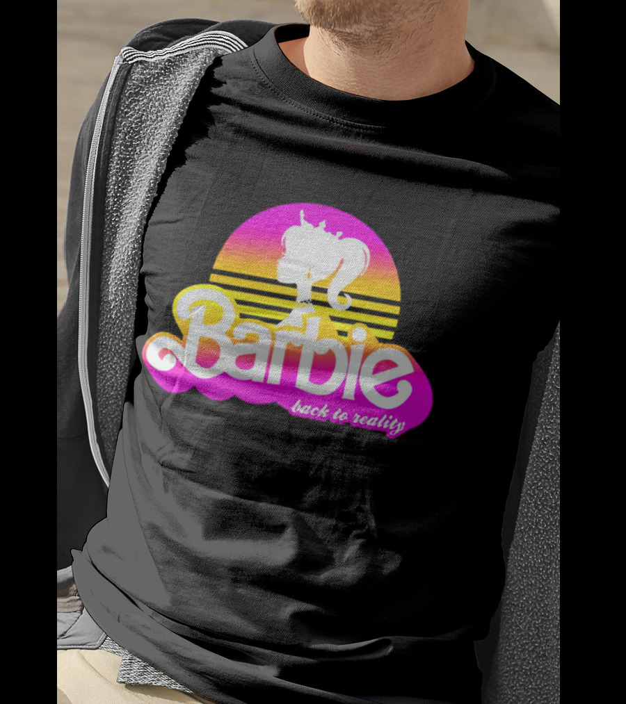 Barbie Back To Reality Retro Sunset T-Shirt
