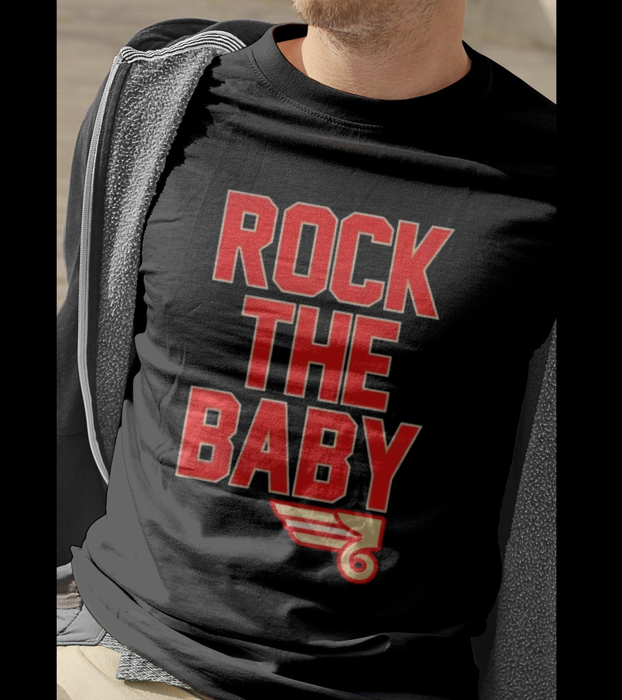 ROCK THE BABY Basketball Dunking T-Shirt