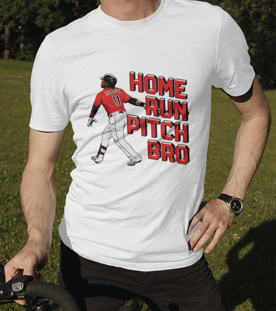Jose Ramirez 11 Home Run Pitch Bro T-Shirt