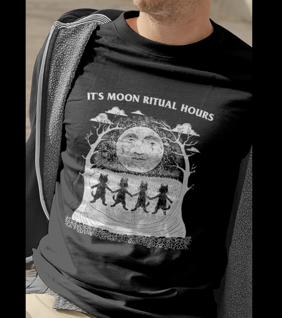 It's Moon Ritual Hours Celestial Phases And Mountains T-Shirt
