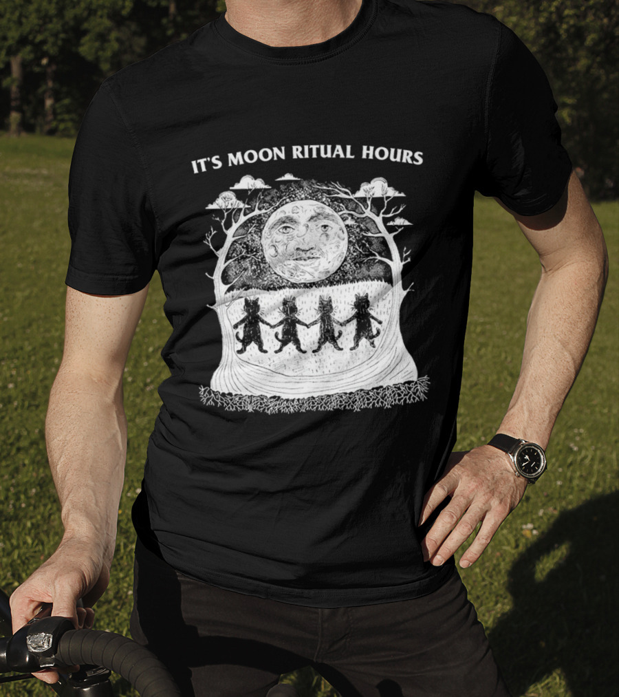 It's Moon Ritual Hours Celestial Phases And Mountains T-Shirt