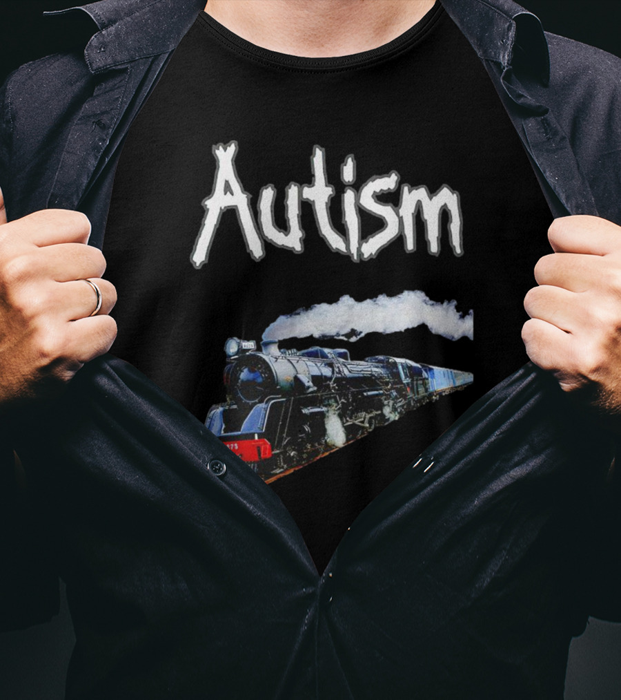 Autism Locomotive Journey 1275 Steam Engine T-Shirt