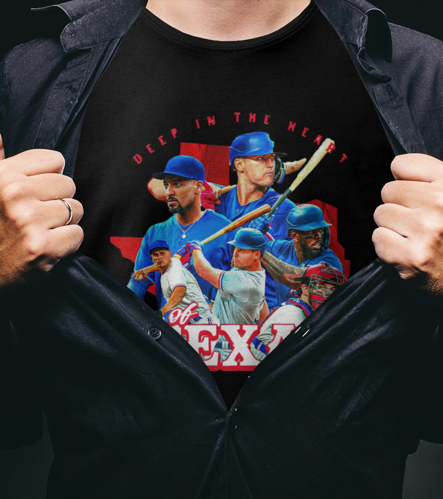 Deep In The Heart Of Texas Baseball T-Shirt