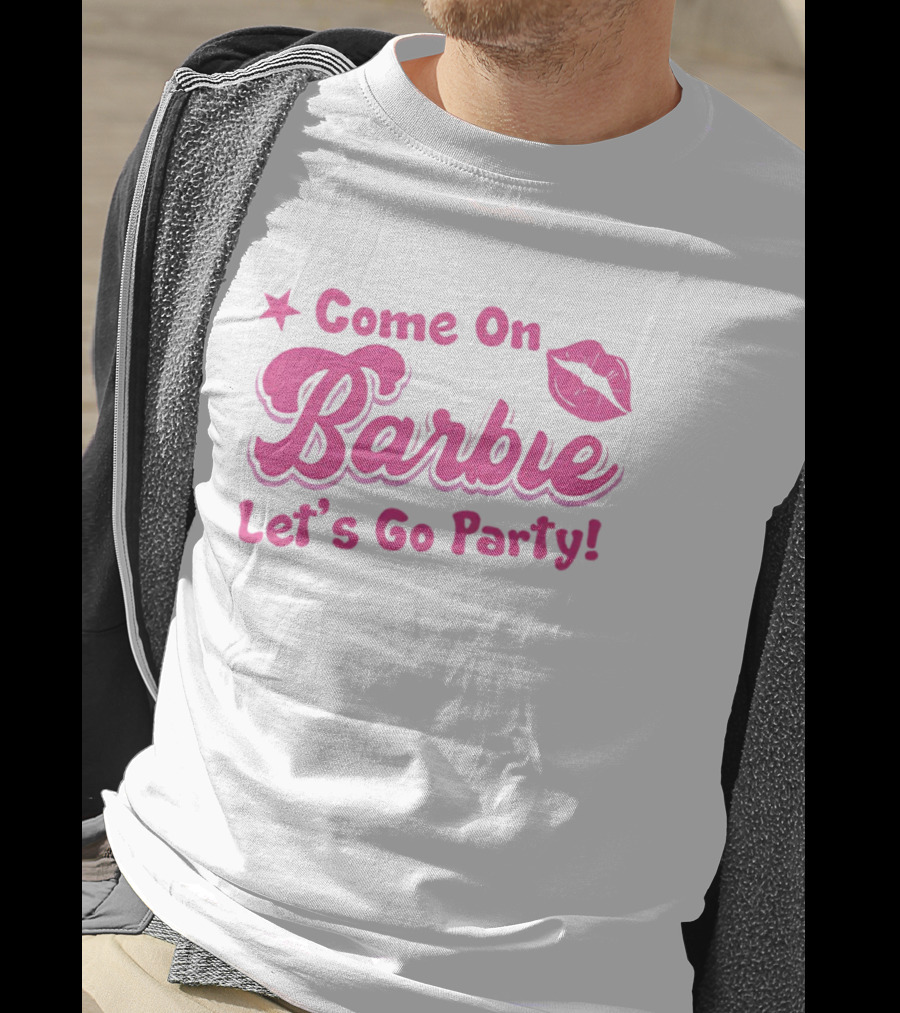 Come On Barbie Let's Go Party Lip T-Shirt