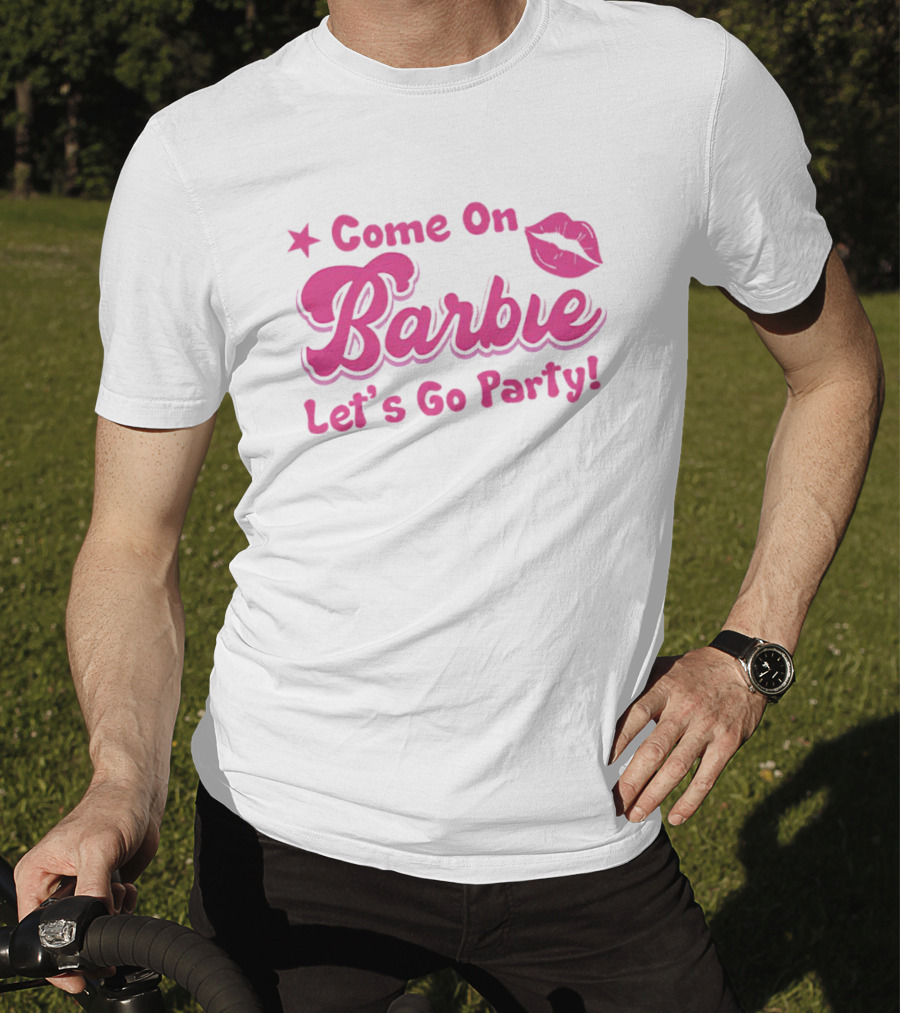 Come On Barbie Let's Go Party Lip T-Shirt
