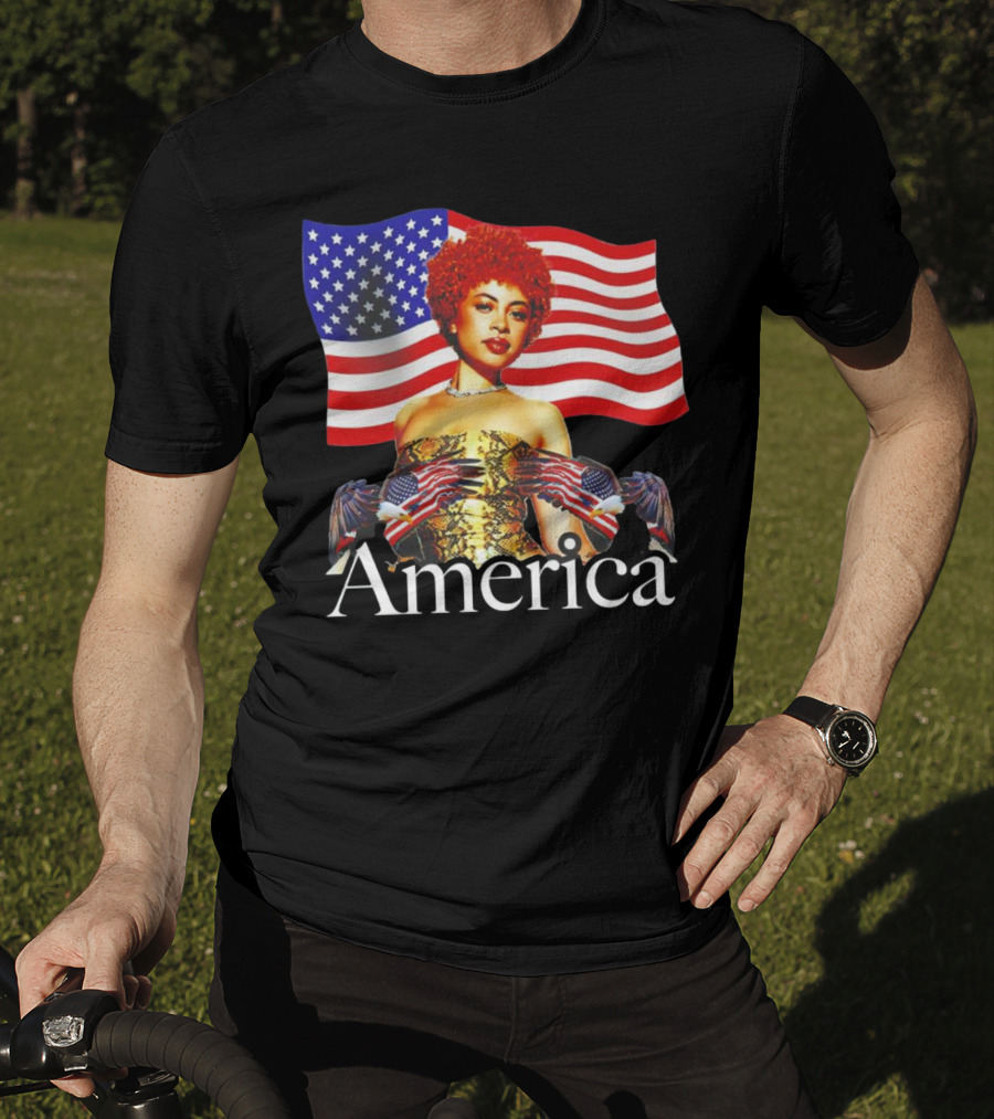 Ice Spice America United States Flag T-Shirt