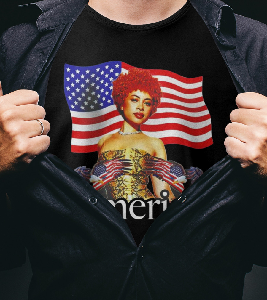 Ice Spice America United States Flag T-Shirt