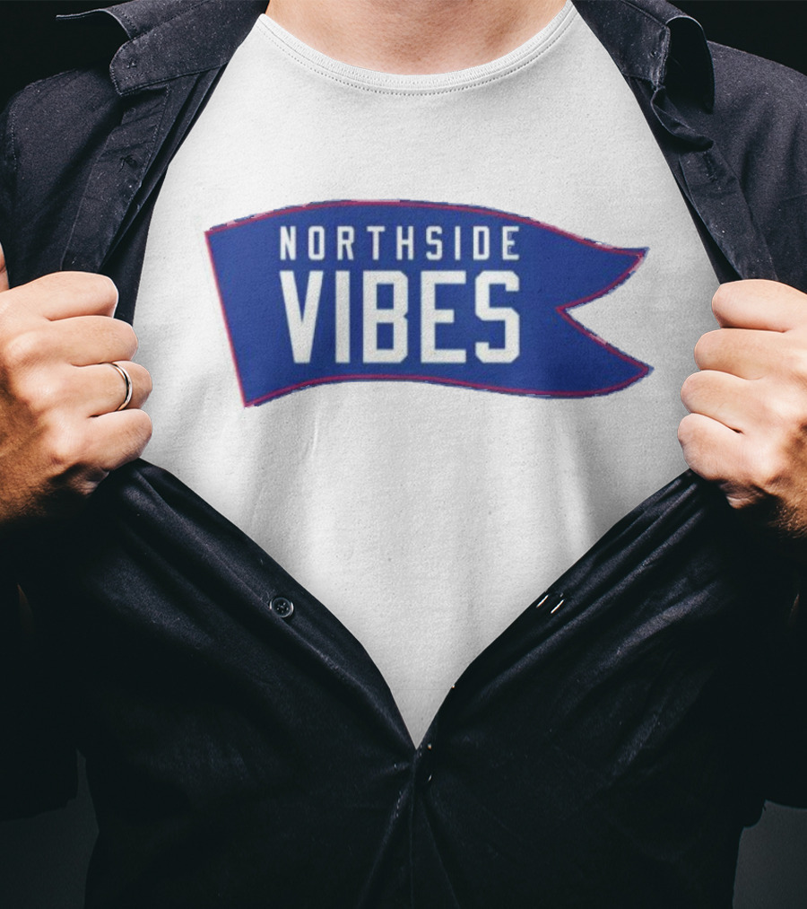 Northside Vibes Blue Flag Banner T-Shirt