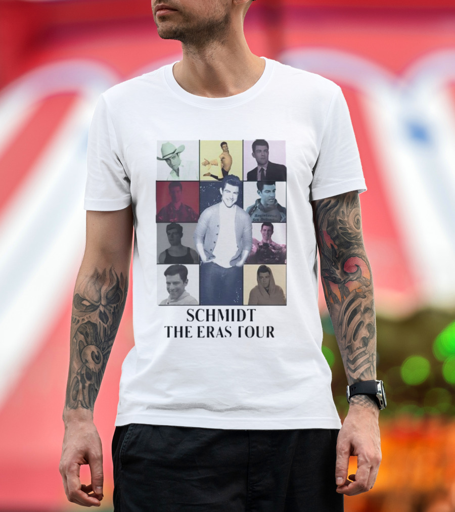 SCHMIDT THE ERAS TOUR COLLAGE NINE PHOTOS T-Shirt