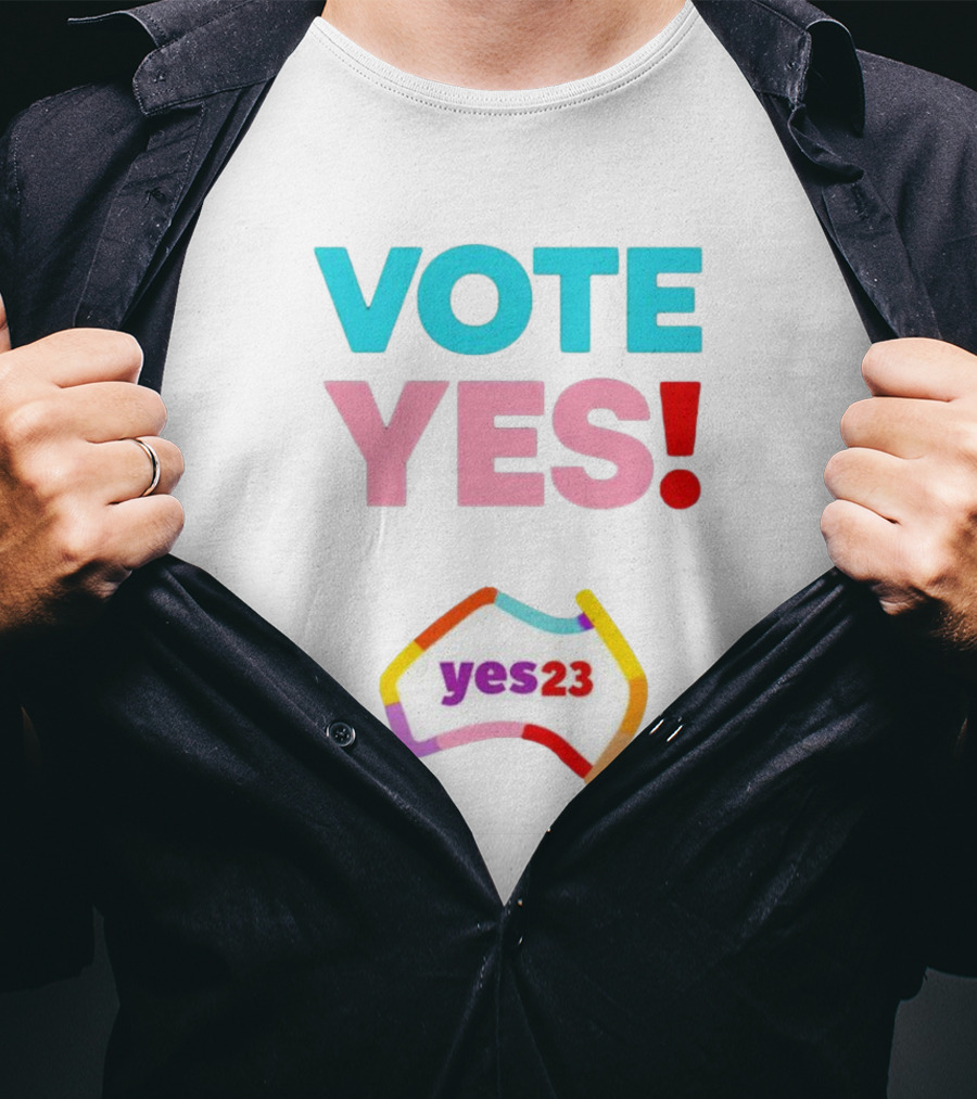 Vote Yes Yes23 Australia Map T-Shirt