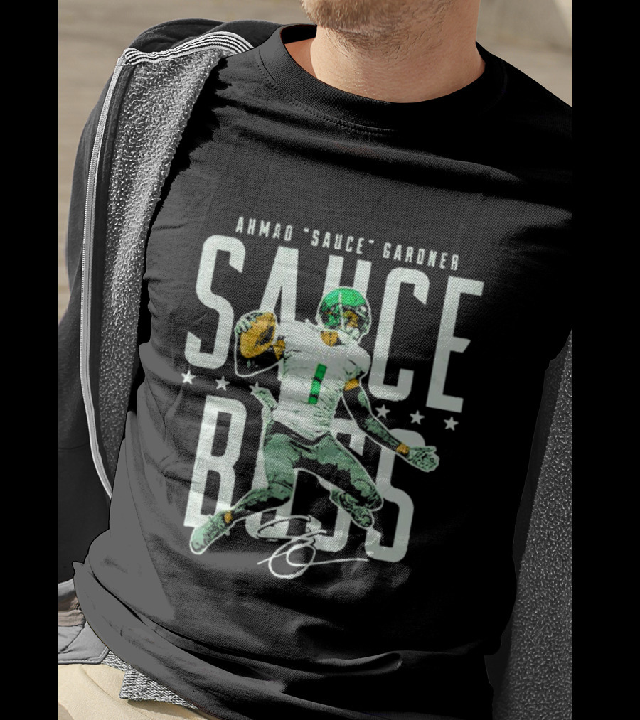 Ahmad Sauce Gardner Sauce Boss Football T-Shirt
